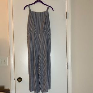 Old Navy Spaghetti Strap Pin Stripe Jumpsuit